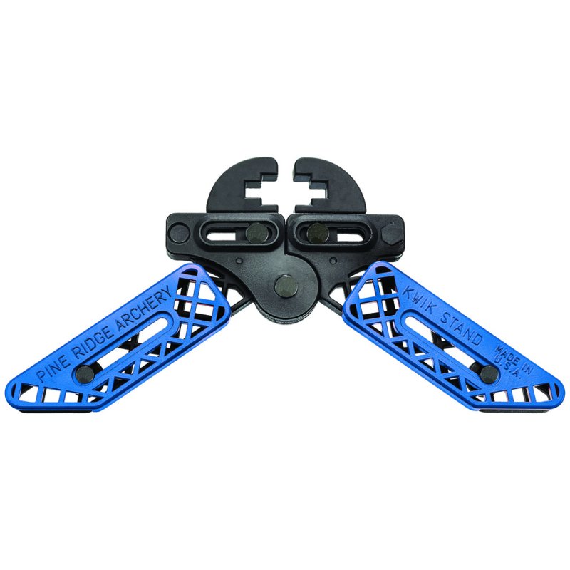 Pine Ridge Kwik Stand Bow Support Blue/Black Adjustable Jaws