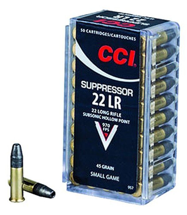 CCI 957 22 Long Rifle 45 Grain Lead Hollow Point 50 Rounds Per Box