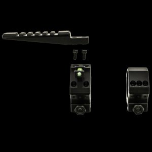 Hawkins Precision Heavy Tactical 2-Piece 36mm 1913 Picatinny Rail Scope Rings with Top 1913 Picatinny Rail - 1.00" Height
