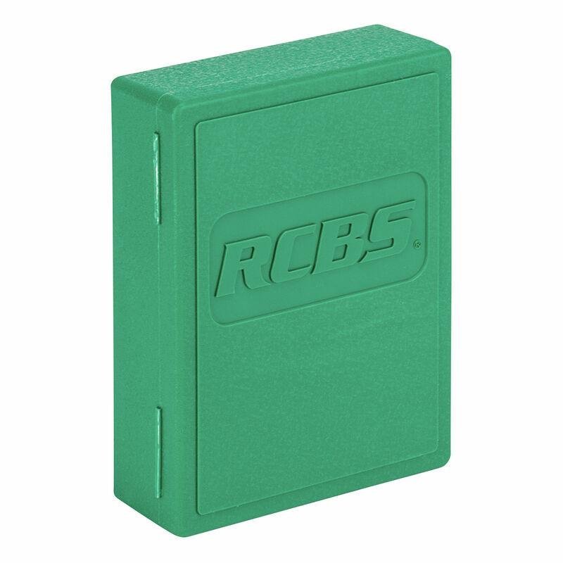 RCBS Die Storage Box Model 9889 Green Holds 3 Dies Rust Preventative