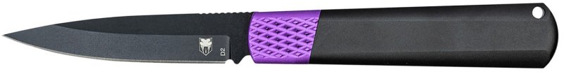 CobraTec Knives Gideon 3 In D2 Blade Black/Purple Handle