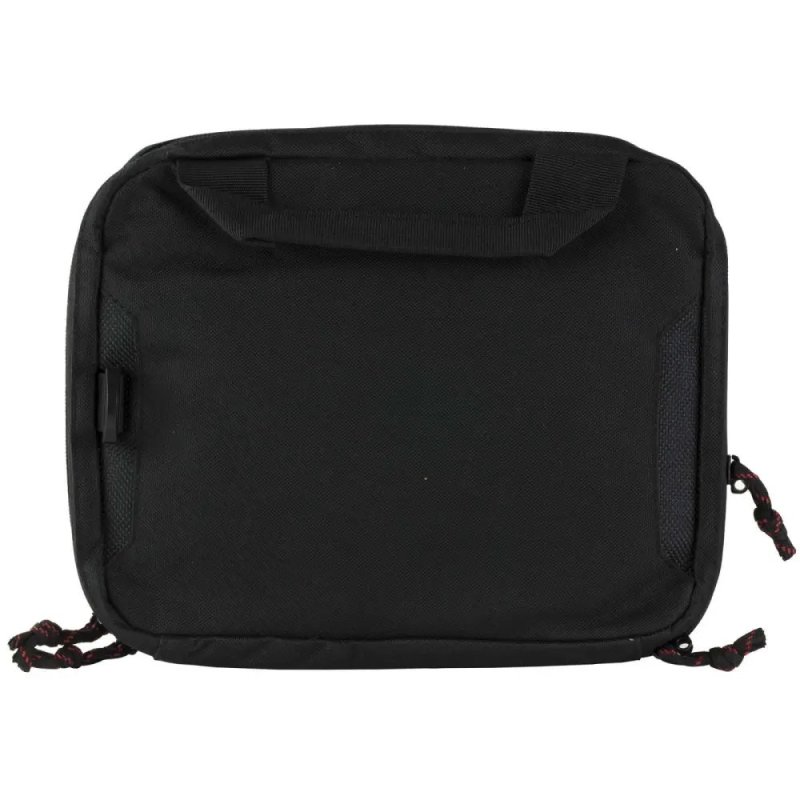 Allen Tac-Six Crew Tactical Pistol Case - Black, 600D Polyester, MOLLE System, Lockable Compartments