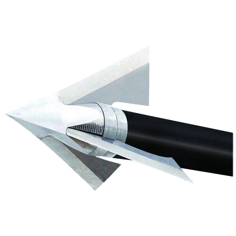 QAD Exodus BX125-F Broadheads 125gr 3pk 1.25" Cut .040" Blades