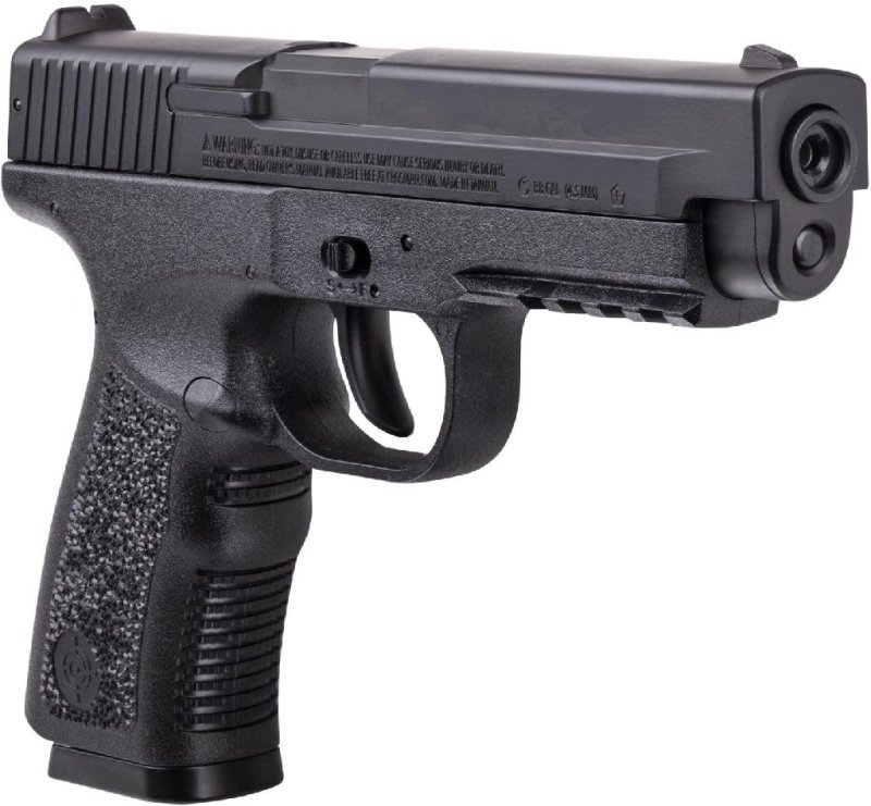 Crosman PSM45 BB Pistol .177 w/ Full Metal Slide (Black)
