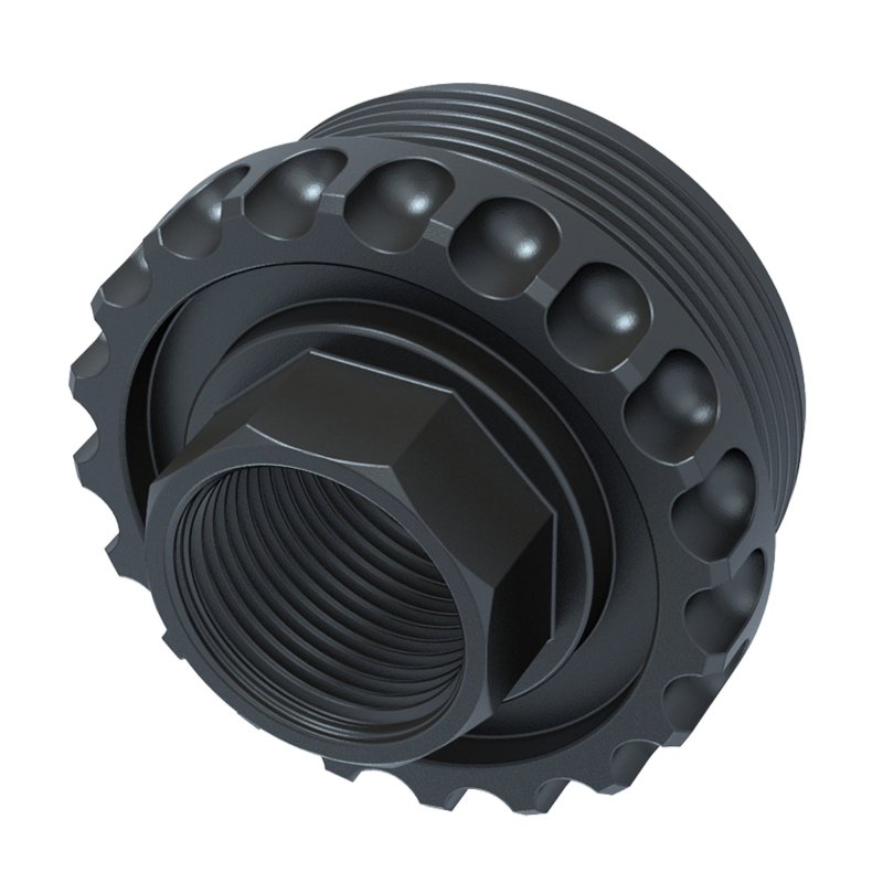Lantac HUB-ADC-DT-762-TI 5/8-24 Direct Thread Titanium QPQ