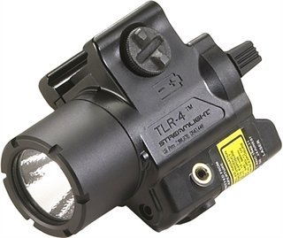 Streamlight TLR-4 Weapon Light w/ Red Laser 170 Lumens Black