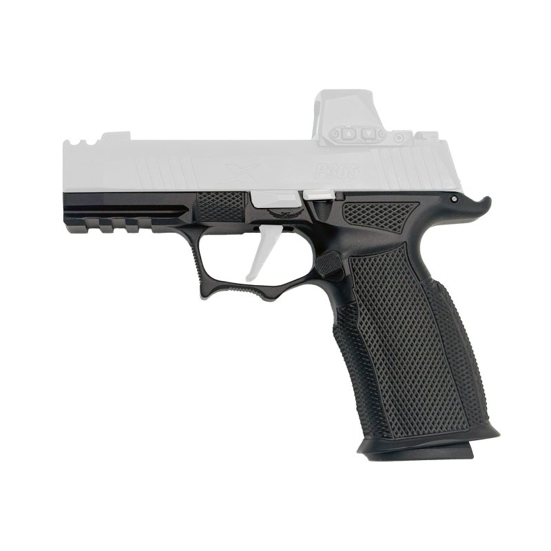 Icarus A.C.E. P365 X-Macro Grip Module 7075 Aluminum Black Anodized