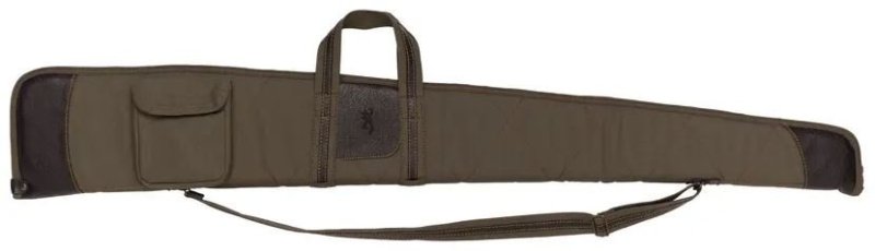 Browning Laredo Shotgun Case 52In Olive Canvas Embossed Leather