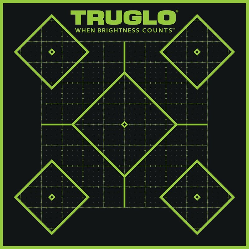 TRU Ball Tru-See Splatter Target 12x18 5-Diamond 6-Pack 12" X 18"