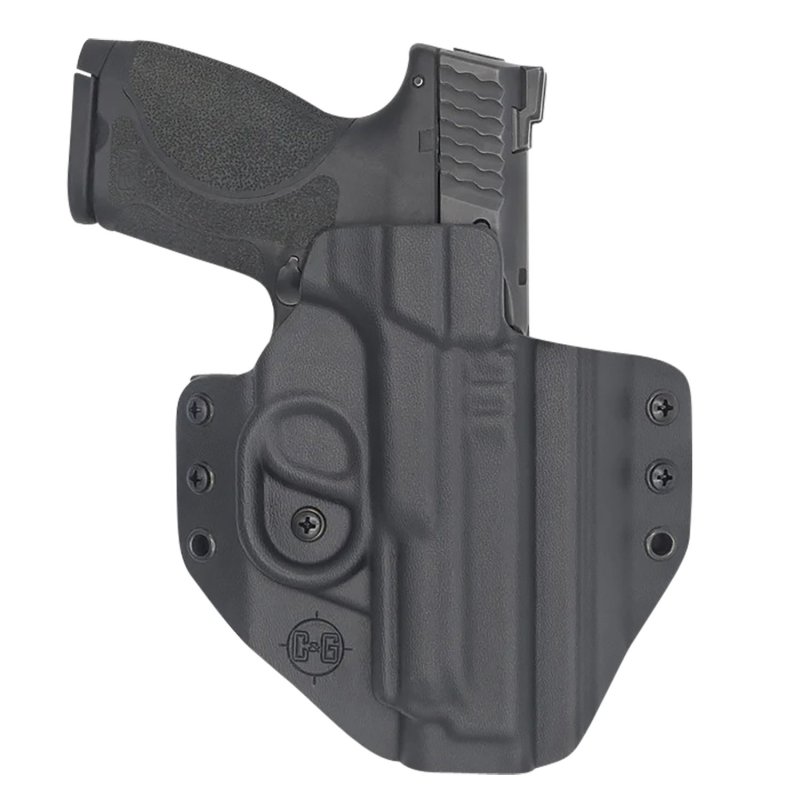 C&G Holsters 0566100 Covert OWB Black Kydex Belt Loop Fits S&W M&P 9-40...