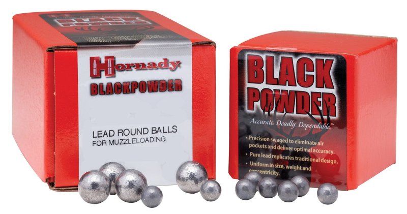 Hornady 6080 Lead Balls Black Powder 45 Cal Round Balls 100