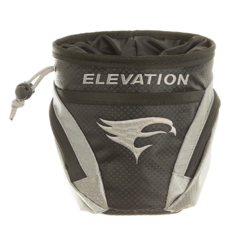Elevation Core Release Pouch Silver Diamond-Lock Fabric Dual Pockets