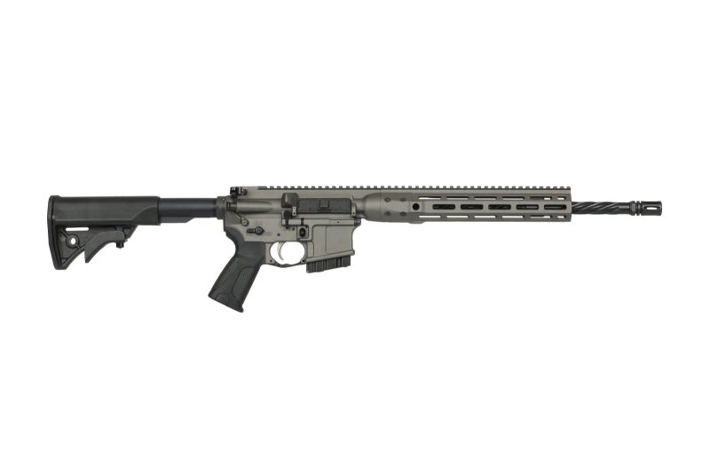 LWRC International ICDIR5TG16MLCAC 5.56 NATO 16.10In 11Rd Tungsten Gray