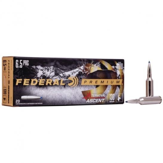 Federal Premium Ammunition Terminal Ascent 6.5 PRC 130 Grain 20 Rounds