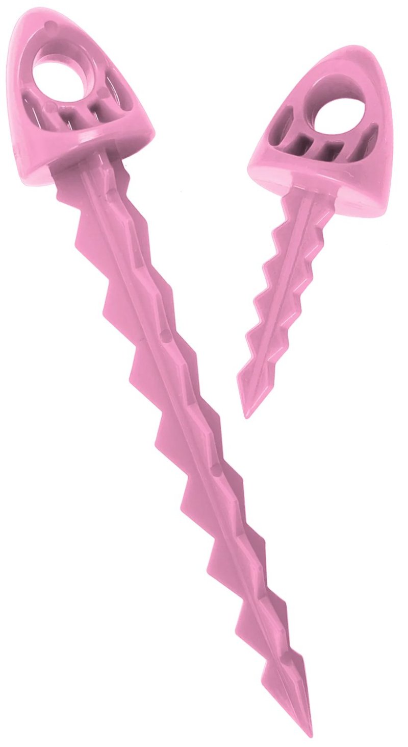 Targettack TTMVP12PKPI Pink Polycarbonate Target Tacks 1" 12 Pack