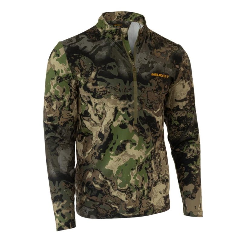 Muddy MUD-LW-QZ-VCH-S Lightweight Quarter Zip Shirt Veil Canyon Small