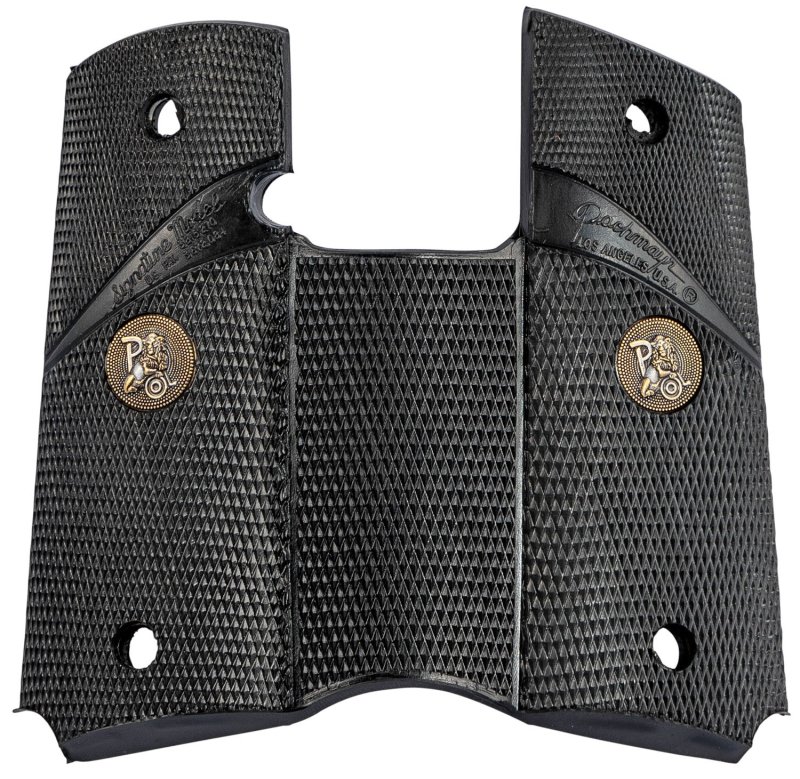 Pachmayr Signature Grip Colt 1911 Officer Compact Black Rubber