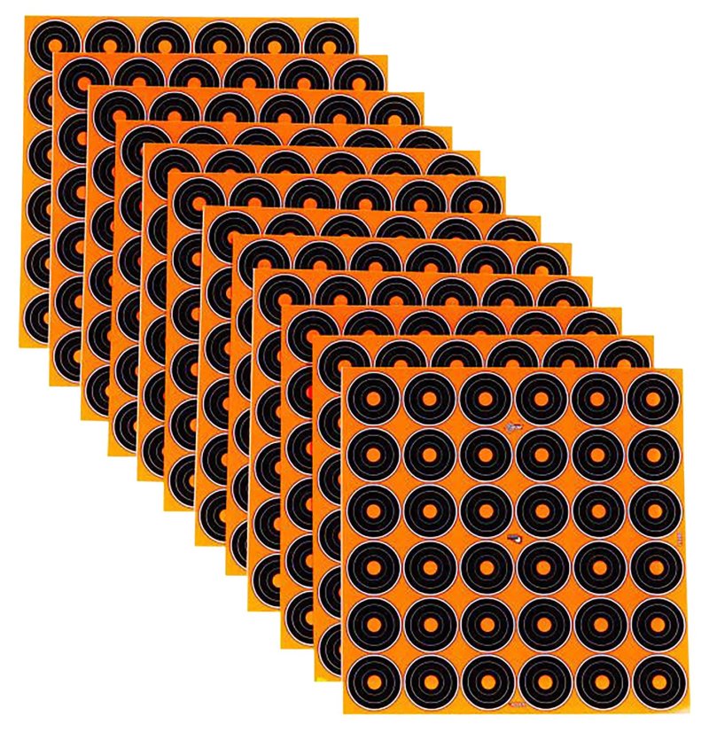 Allen Company 15250 Adhesive Splash Target 1 Inch Bullseye 12 Sheets
