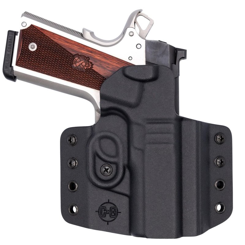 C&G Holsters 1862100 Covert OWB Black Kydex 1911 3.5 in Right Hand