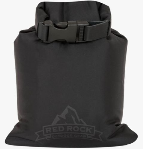 Red Rock Gear 80190BLK Waterproof Roll Top Dry Bag 1L