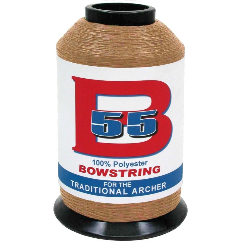 BCY B55 Bowstring Material - Medium Brown/Tan 1/4 lb.