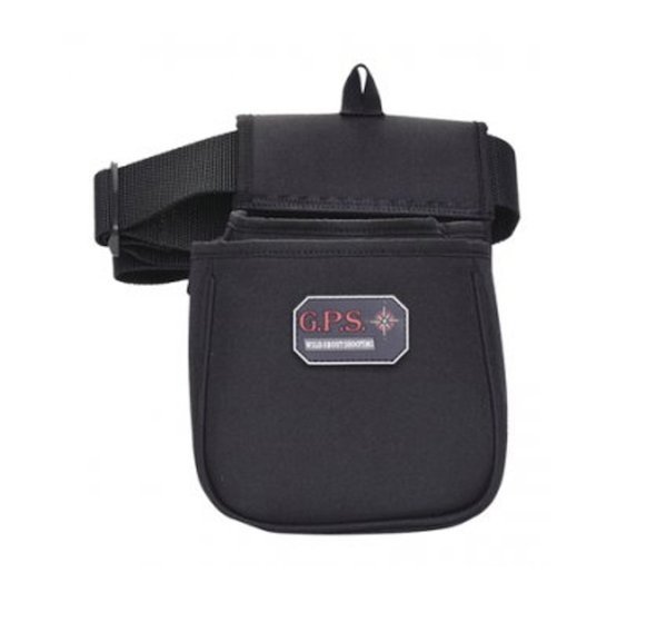 GSM Outdoors GPS-960CSP Double Shell Pouch Adjustable Web Belt Black