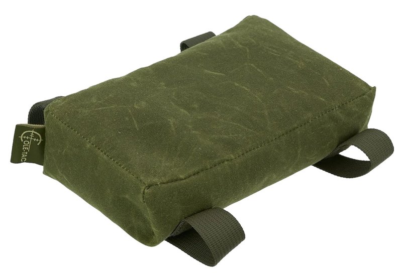 Cole-Tac FB302 Flat Bag Waxed Rifle Prefilled Green Cordura Nylon