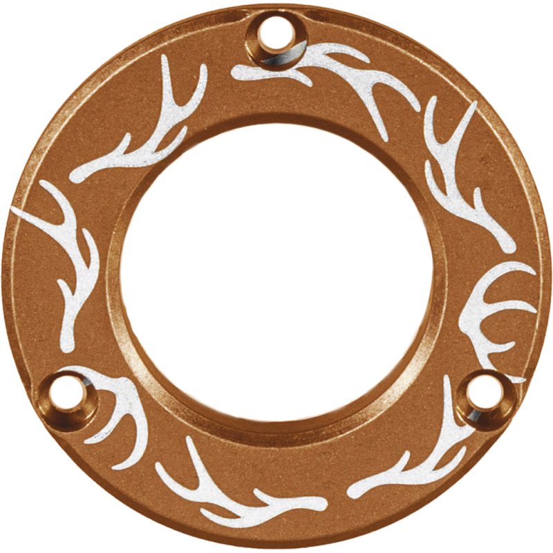 Axcel Driver Hubcap ADVR-HUB-CTEAN Coyote Tan Elk Antlers Engraving