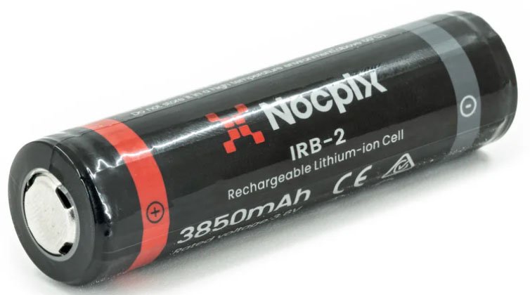 NOCPIX NOCIRB2 18650 3850mAh Rechargeable Battery Flat-Top
