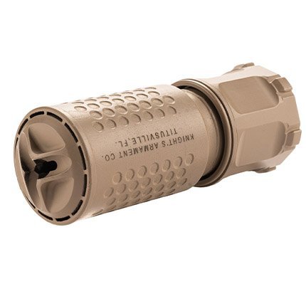 Knights Armament 119354 Suppressor 5.56 MCQ QDC FDE 4.43" 13.9oz