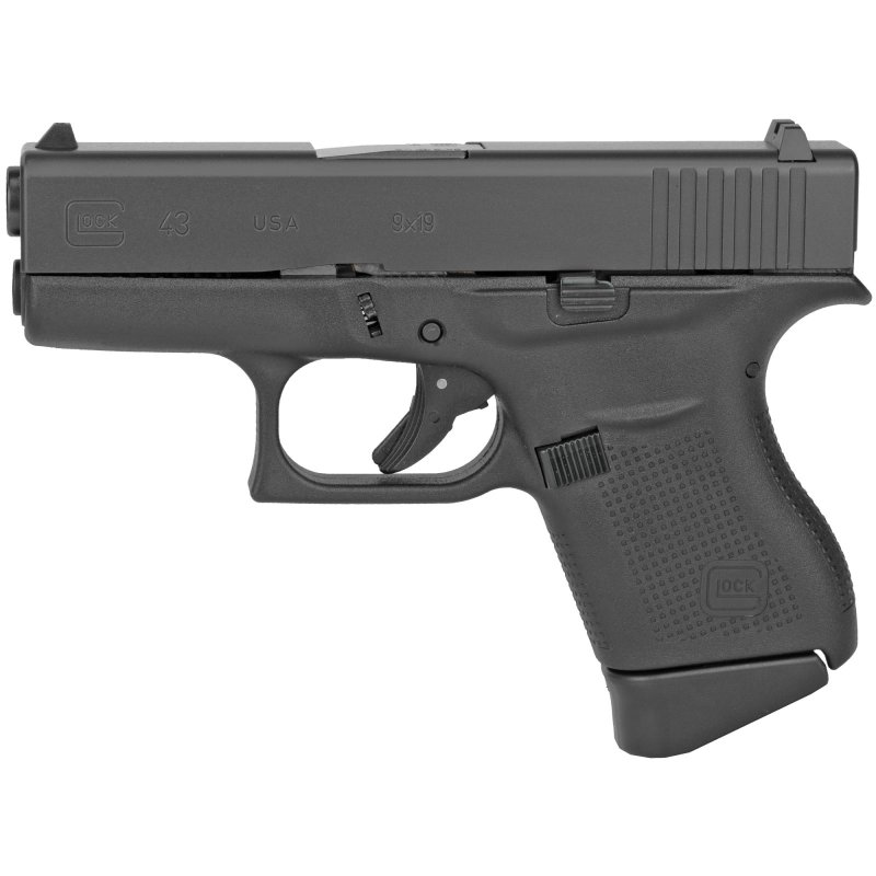 Glock 43 Semi-Automatic Pistol 9mm Luger 3.41" Barrel