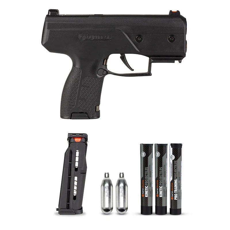 Byrna CK61300 1 BLK 61 Cal 5Rd Black Tactical Kit
