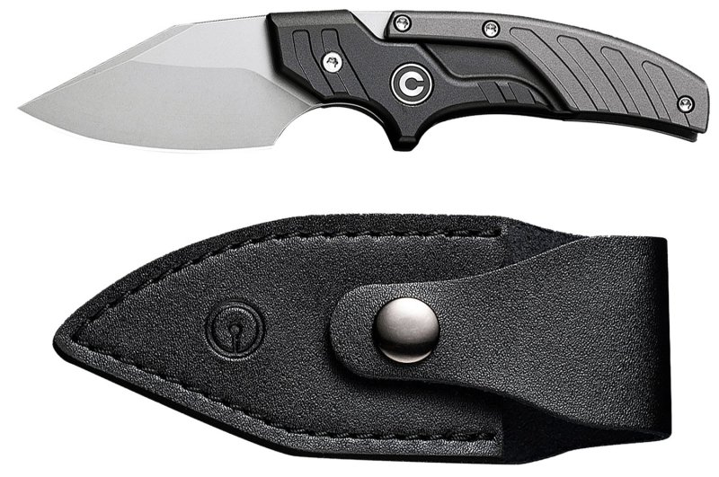 CIVIVI C210363 Typhoeus 2.27" Black/Gray Aluminum Stonewash Knife
