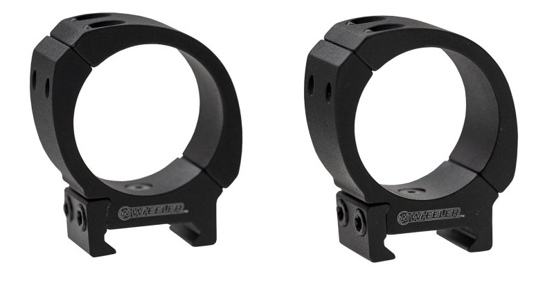 Wheeler 1133752 Delta Sporter Bi-Weaver 30mm High Scope Rings Black