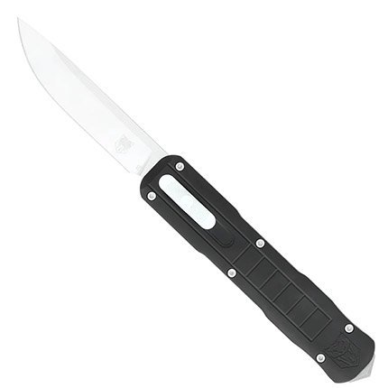 Cobratec CTRPTBLKDNS Raptor 3.13" Drop Point Plain Blade Black