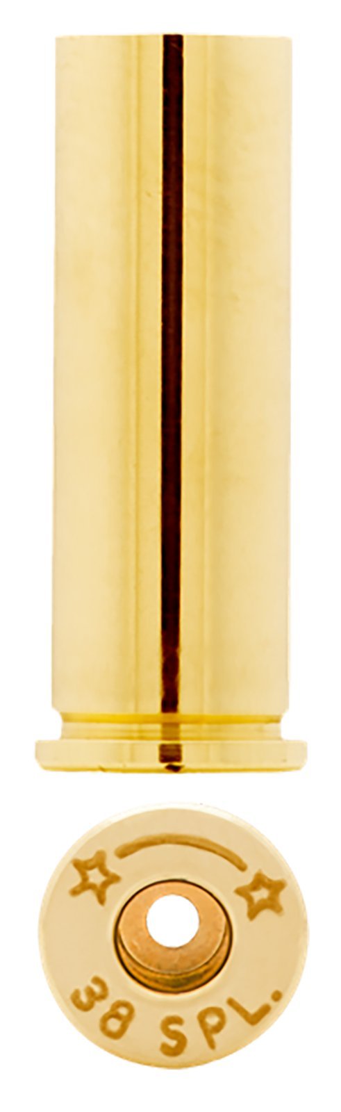 HSM 38EUP100 Unprimed .38 Special Brass Cases 100-Pack