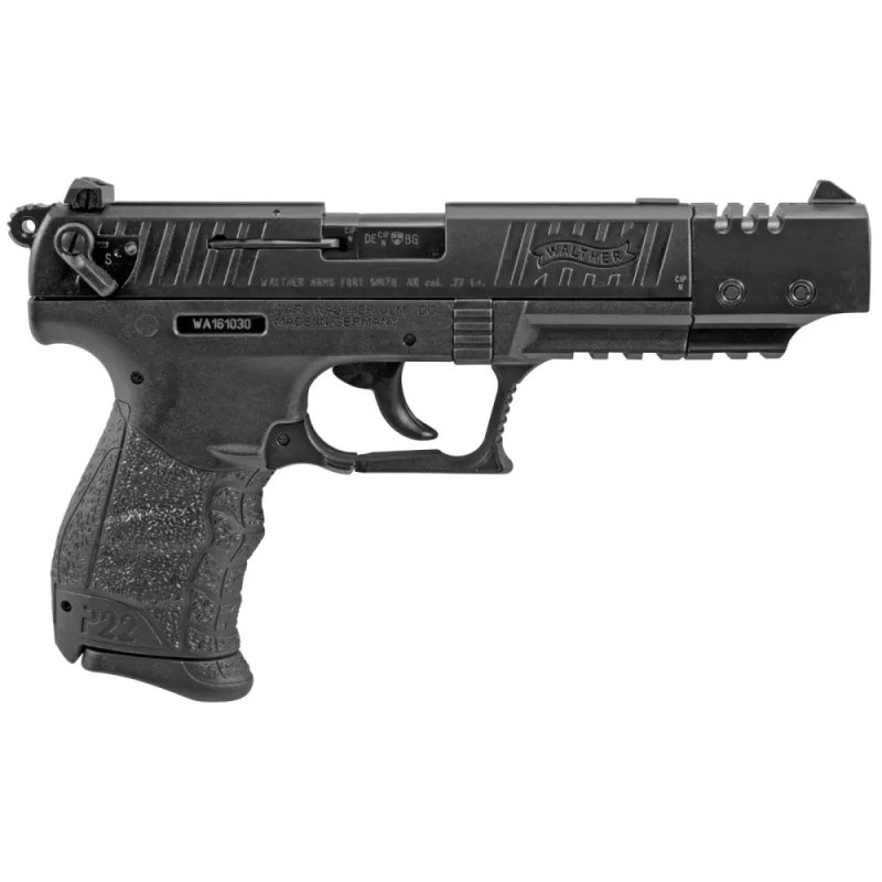 Walther P22 5120334 Pistol 22LR 10+1 Black Polymer Ambi-Mag Release
