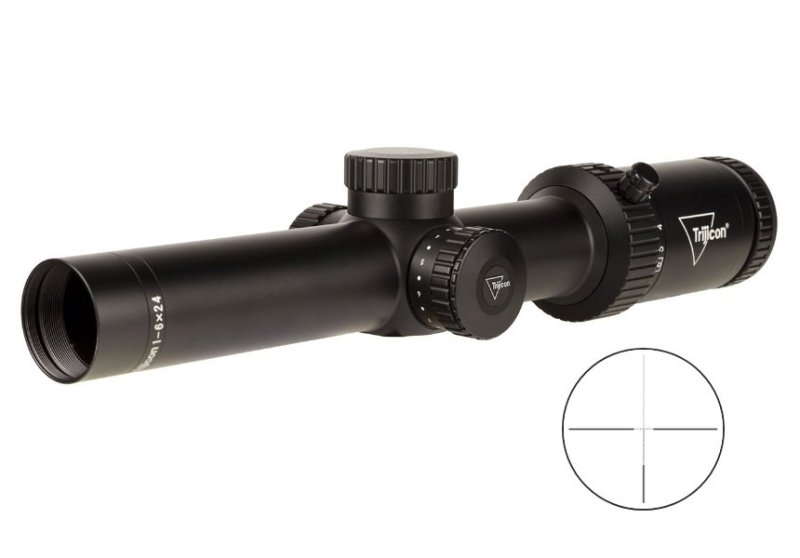 Trijicon 2900018 Credo HX 1-6x24mm Satin Black LED Green BDC Reticle Scope