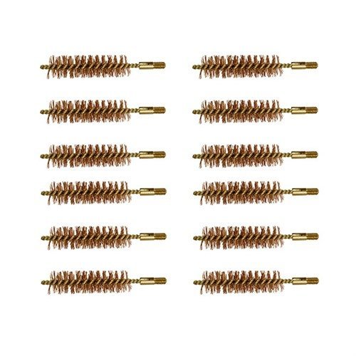Brownells Double-Tuff Bronze Rifle Brush 54 Caliber 12 Pack