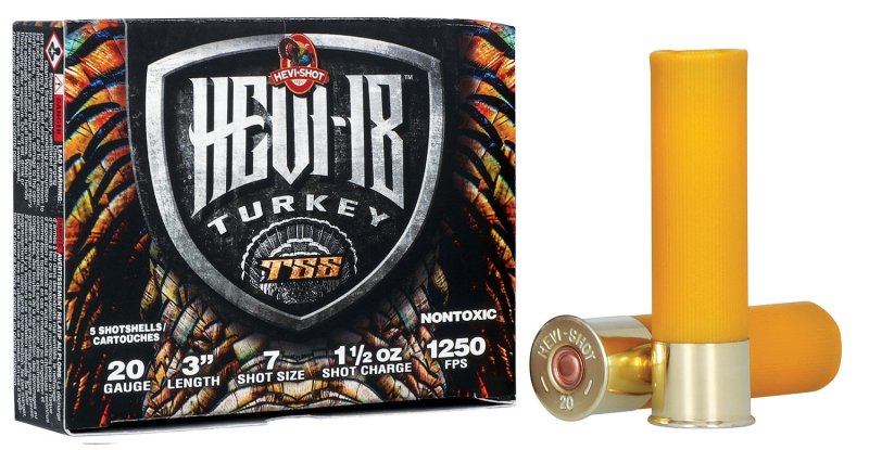 HEVI Shot Hevi TSS Turkey 20 Gauge 3 In 1.5oz #7 5RdBox