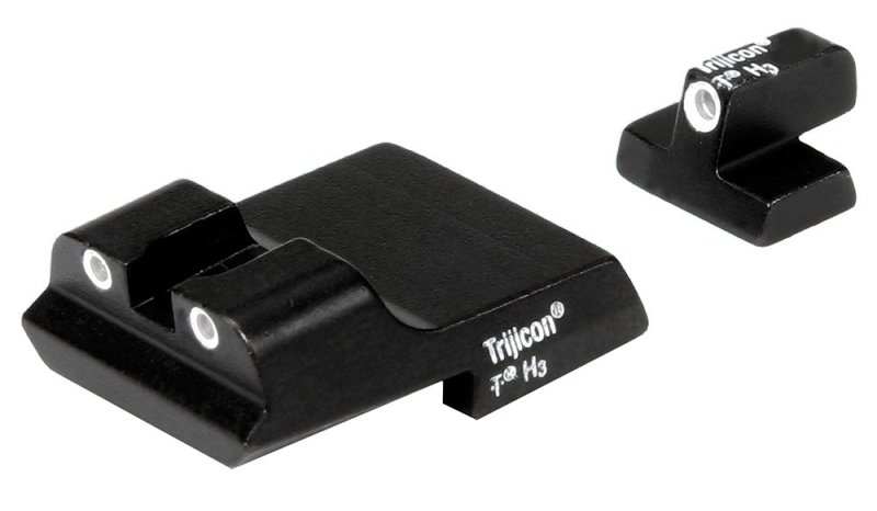 Trijicon 600437 Bright & Tough Night Sights Green Tritium White Outline