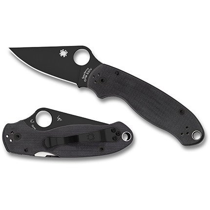 Spyderco Para 3 Knife Cobalt Blue G-10 CPM SPY27 C223GPCBL