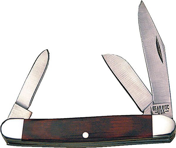 Bear and Son Midsize Stockman Rosewood 3 1/4 in. Model: 218R
