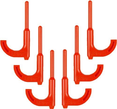 Firearm Safety Devices 550RRCF Orange Chamber Indicator 6Pk