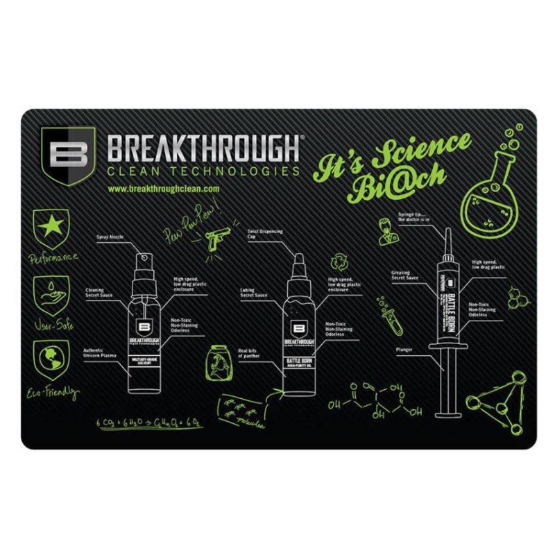 Breakthrough Clean BTRGMP 11x17 Neoprene/Polyester Cleaning Mat 11" X 17"