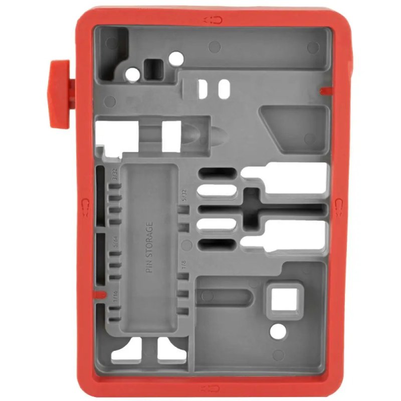 REAL AVID Master For AR Style Rifles Red/Gray Bench Block (AVAR15MBB)