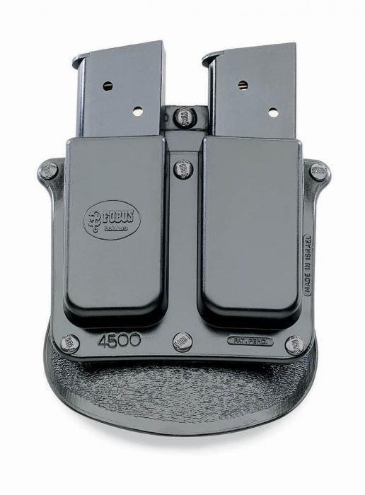 Fobus 4500NDP Tactical Paddle Double Mag Pouch Single Stack .45ACP