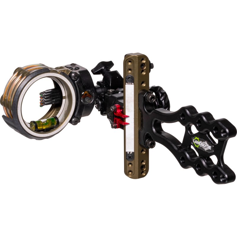 Axcel ALND-N510-4TB Landslyde Bowhunting Sight AccuStat II 5 Pin .010
