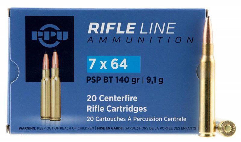 Prvi Partizan PP764 7x64 139 Grain PSPBT Ammunition 20 Box