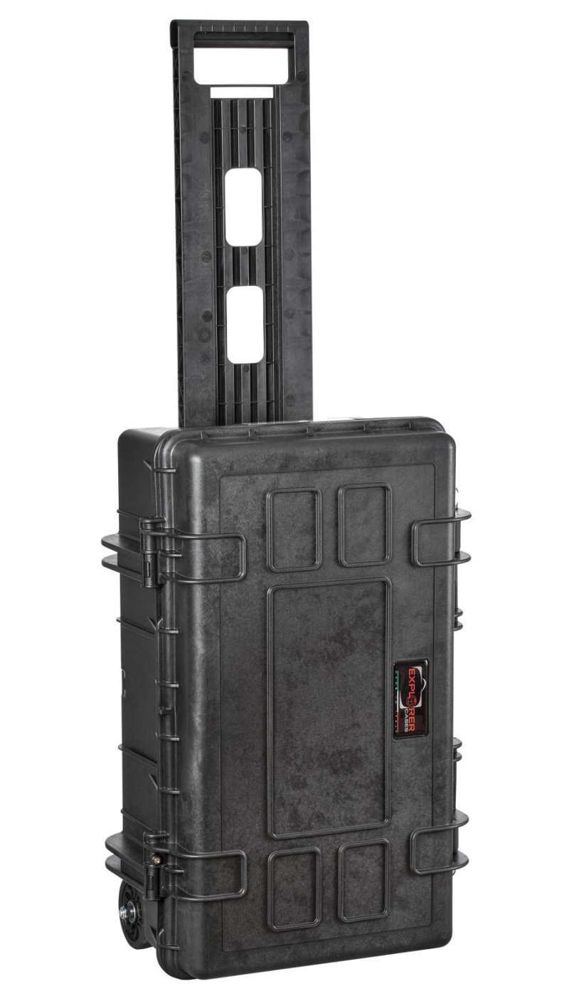 Explorer 5221HLB6P Black Trolley Case 6 Handguns 12 Mags